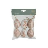 Decoris hangdecoratie ei foam ø4xh6cm