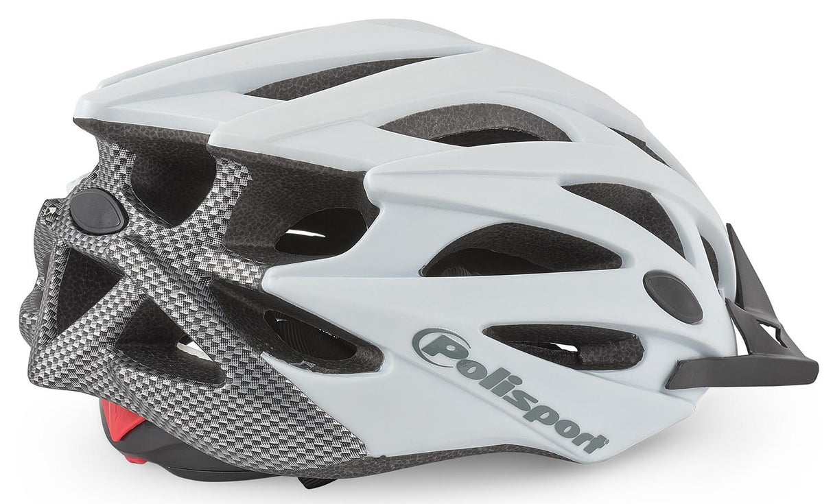 Polisport twig fietshelm l 58-61cm zwart grijs