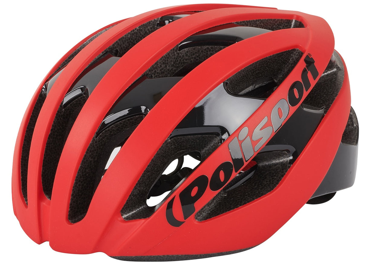 Polisport Light pro fietshelm m 52-58cm mat rood zwart