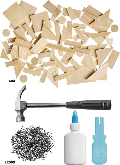 Totum timmerset compleet