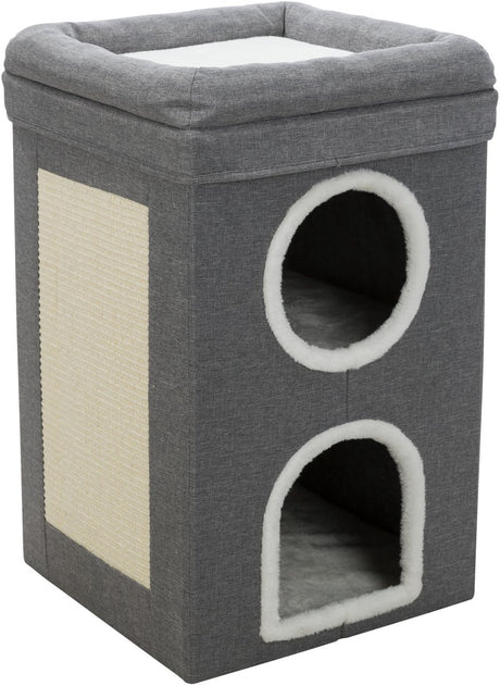 Trixie krabpaal cat tower saul grijs