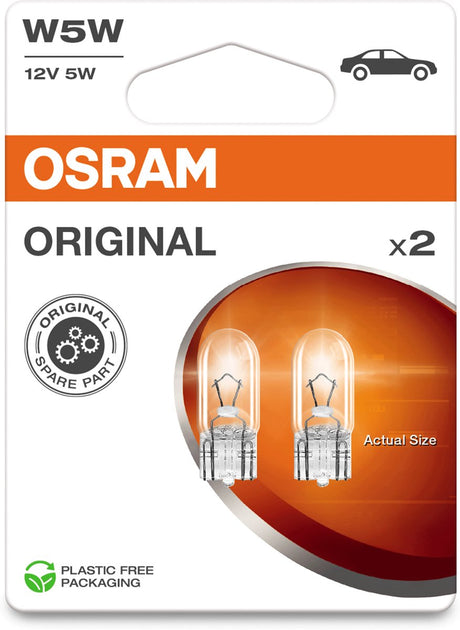 Osram serie - originele motorfietslamp - w5w - milieuvriendelijke verpakking