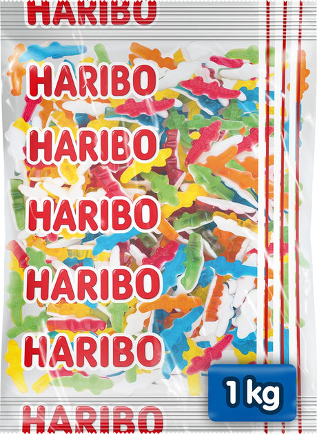 Haribo krokodillen - snoep met schuim - 1kg zak