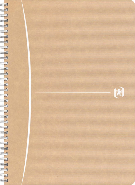 Oxford touareg spiraalschrift, 180 bladzijden, ft a4, geruit 5 mm, geassorteerde kleuren, 1 stuk