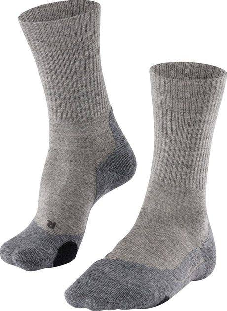 Falke tk2 wool wandelsokken anti blaren, medium padding merinowol sportsokken heren beige - maat 39-41