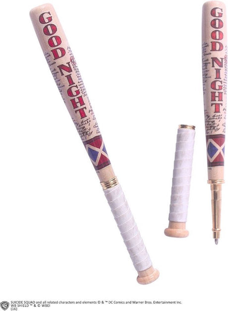 The noble collection suicide squad pen harley quinn's good night bat multicolours