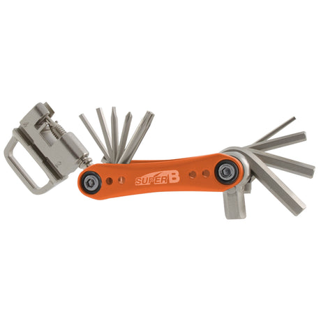 multitool TB-FD40 17 functies 73 x 45 mm RVS oranje