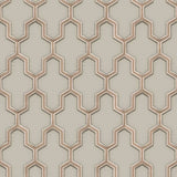 Dutch wallcoverings behang geometric goudkleurig en groen