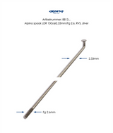 Spaken Alpina rvs 13-270 zonder nippel