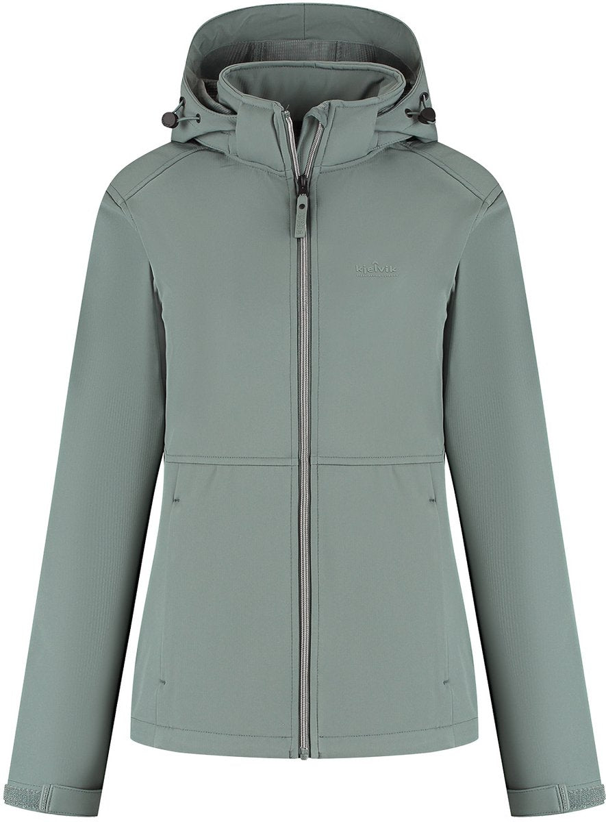 Kjelvik outdoorjas marlien balsam groen