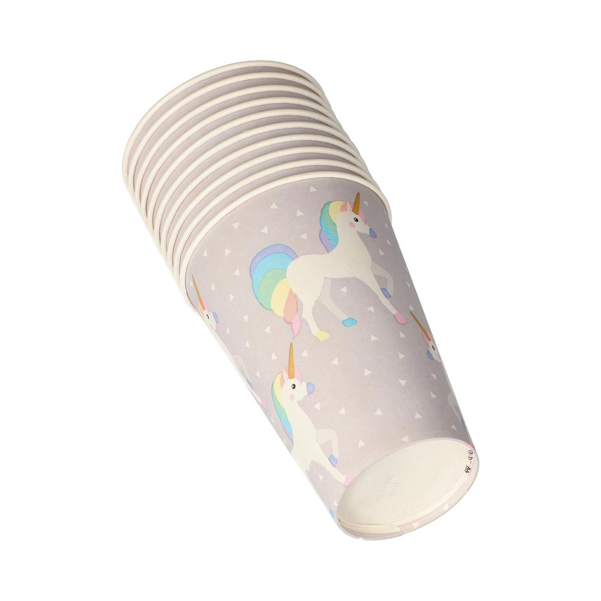 Papstar drinkbekers unicorn 200ml 10-delig