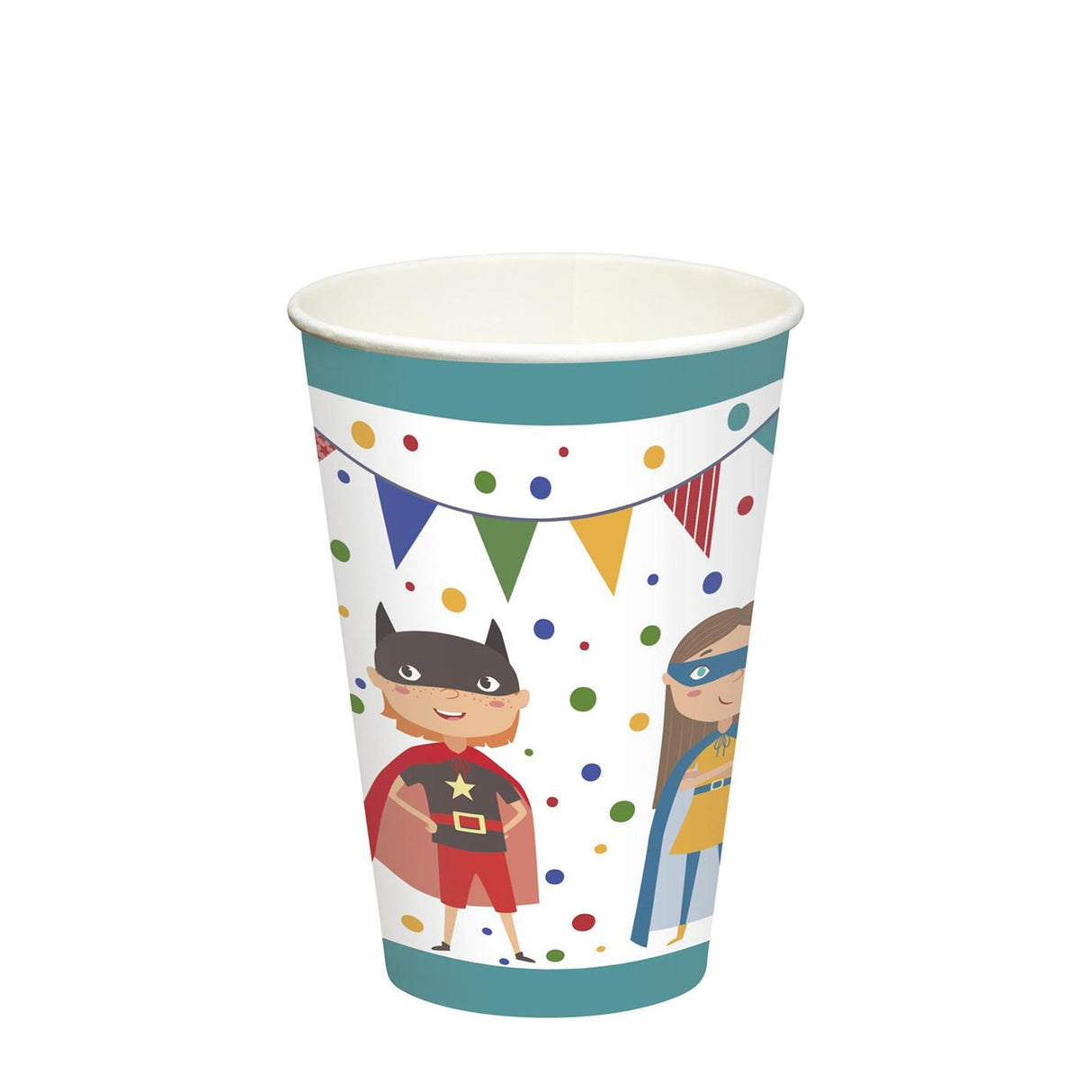 Papstar bekers superhero200ml 10-delig karton