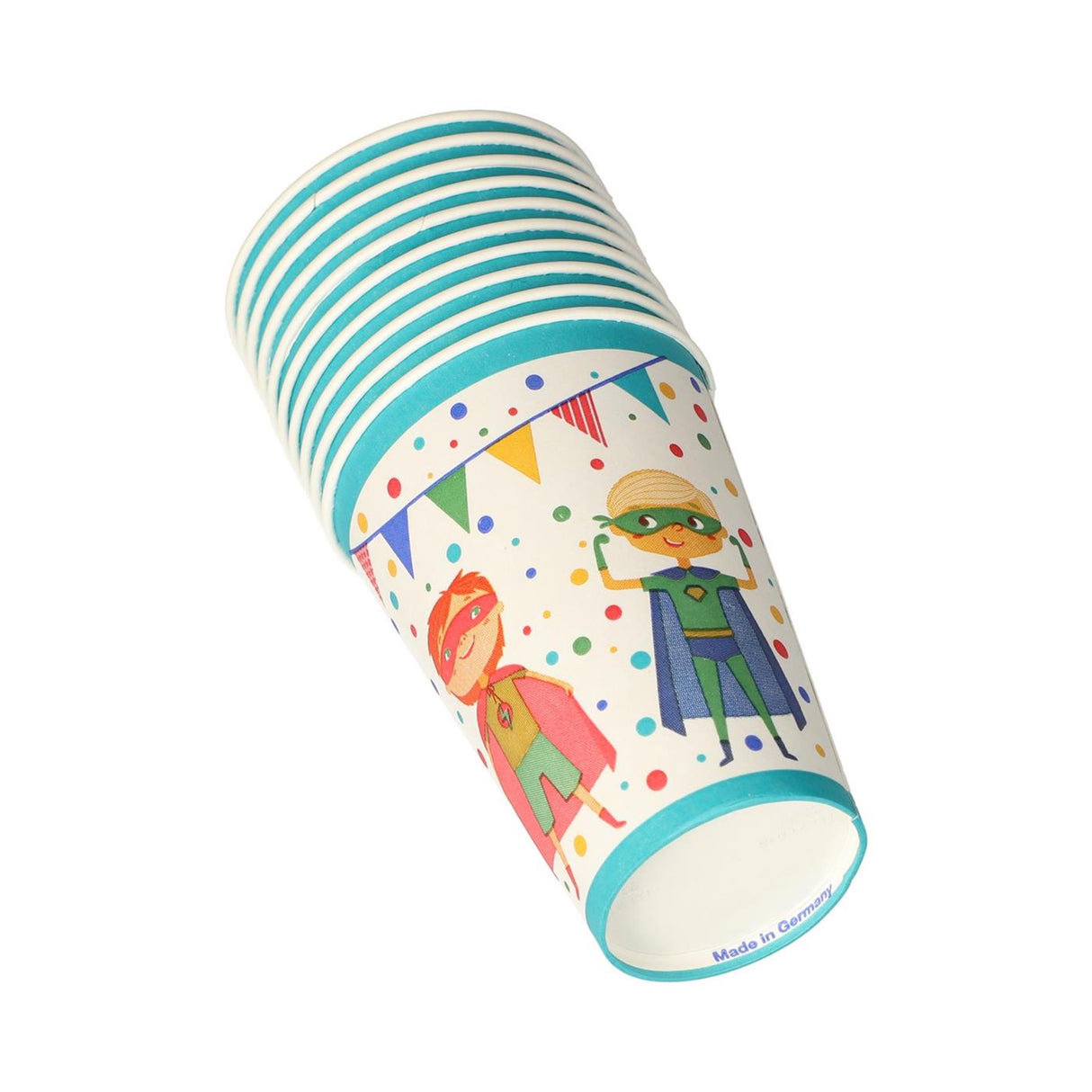 Papstar bekers superhero200ml 10-delig karton