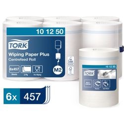 Poetspapier tork m2 2 laags wit