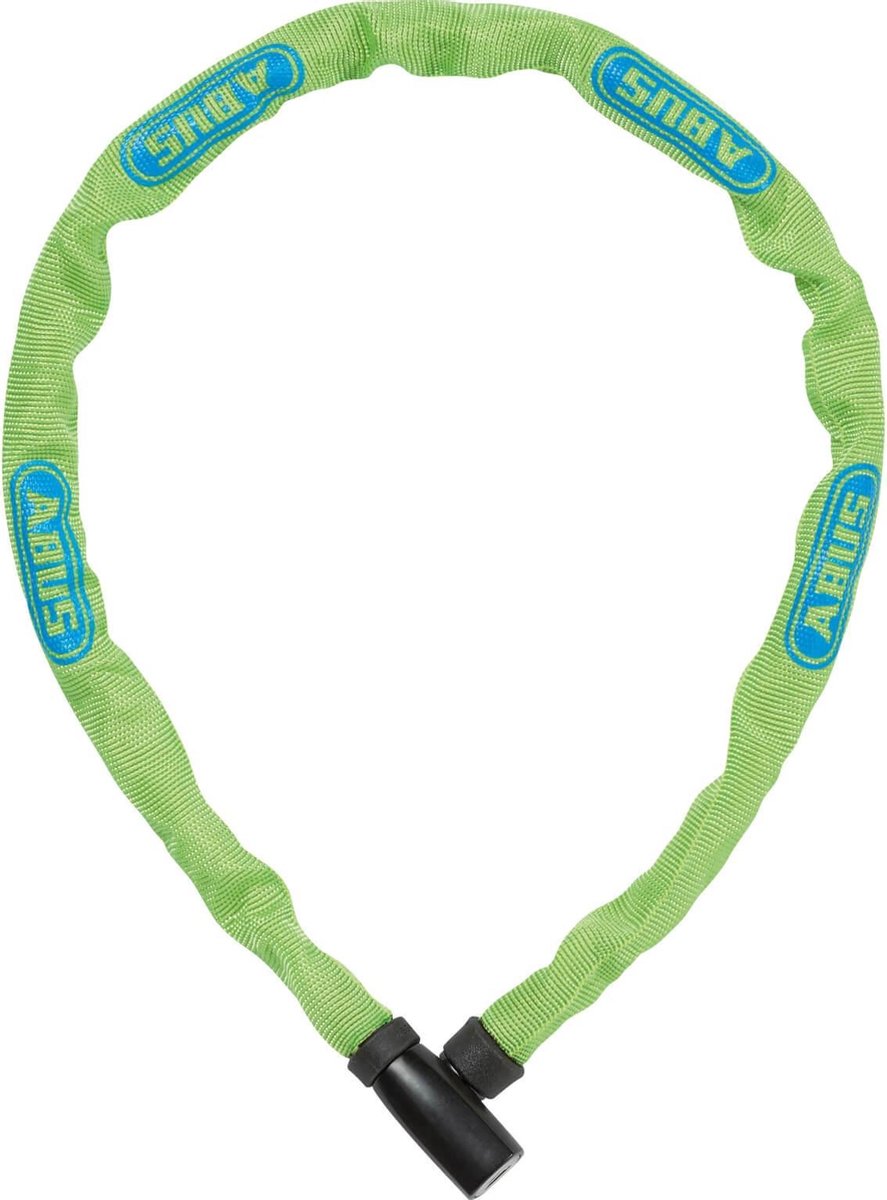 Abus kettingslot steel-o-chain 4804k – fietsslot van speciaal staal – -security level 4 – 75 cm – geel groen