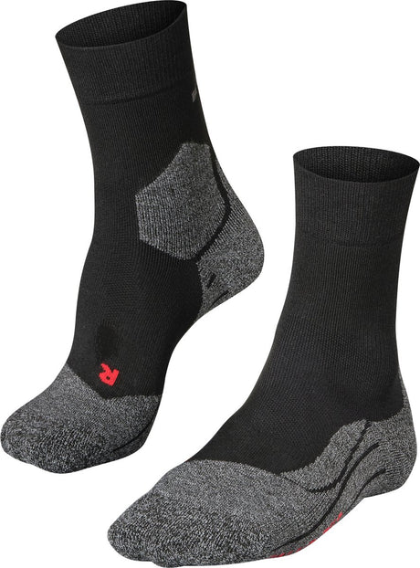 Falke ru3 anti-blaar lyocell functioneel materiaal hardloopsokken heren zwart - maat 49-50