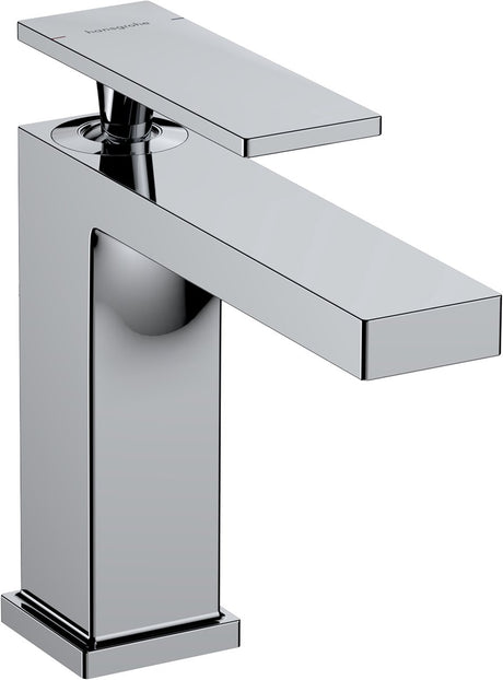 Hansgrohe tecturis e - wastafelkraan - ééngreeps bediening - met trekwaste - 110mm maat - chroom