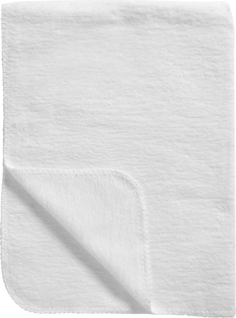 Meyco baby uni ledikant deken - geweven - white - 100x150cm - 1.0 tog