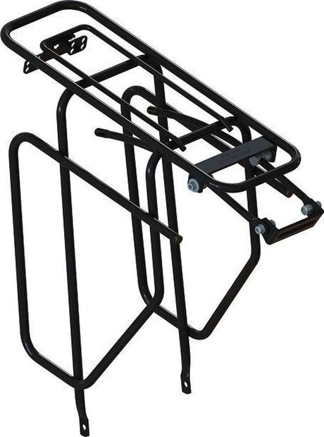 achterdrager met tasafhouders 28 inch staal zwart