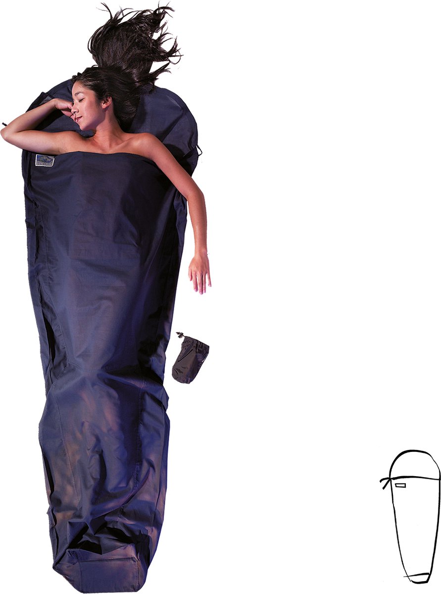 Cocoon mummyliner - lakenzak - egyptisch katoen - tuareg