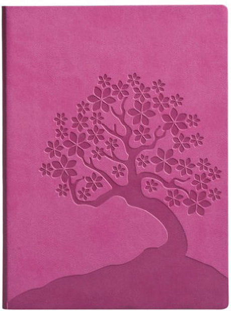 Eccolo notitieboek - essential pink cherry blossom - lijn - ca. 13x18cm - ec-d307l
