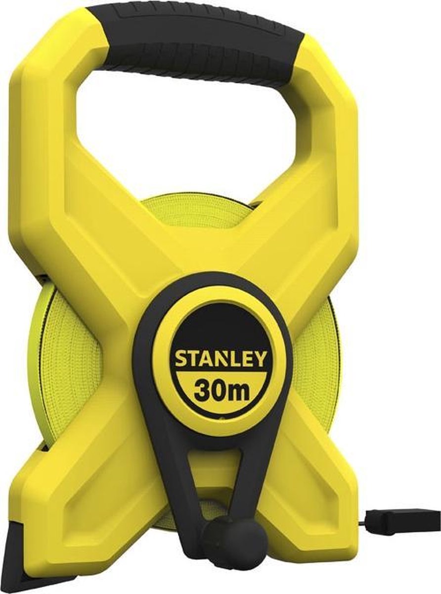 Stanley landmeter fiberglas 30m - 12.7mm open kast - 2-34-792