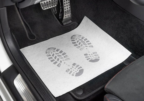 Serwo automotive wegwerpdeurmat krepppapier footwell protector 500 pc serwo