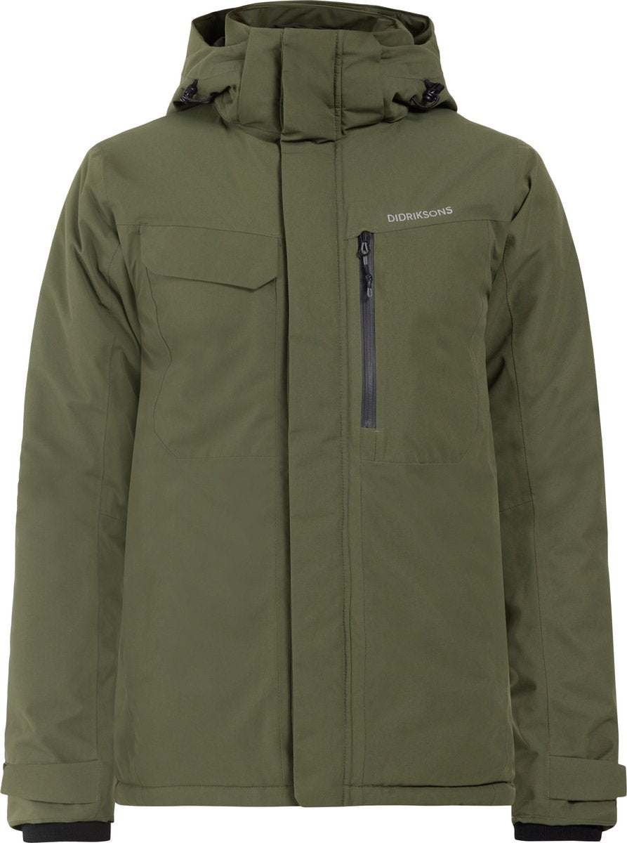 Didriksons stefan usx jkt heren outdoorjas - deep green