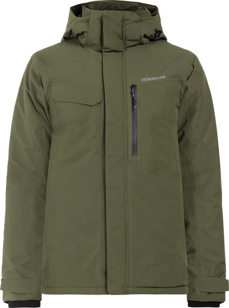Didriksons stefan usx jkt heren outdoorjas - deep green