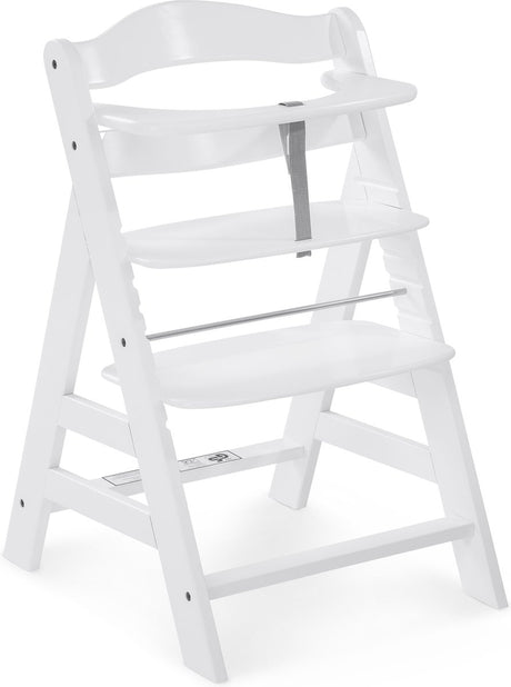 Hauck alpha+ white kinderstoel - wit fsc® gecertificeerd beukenhout