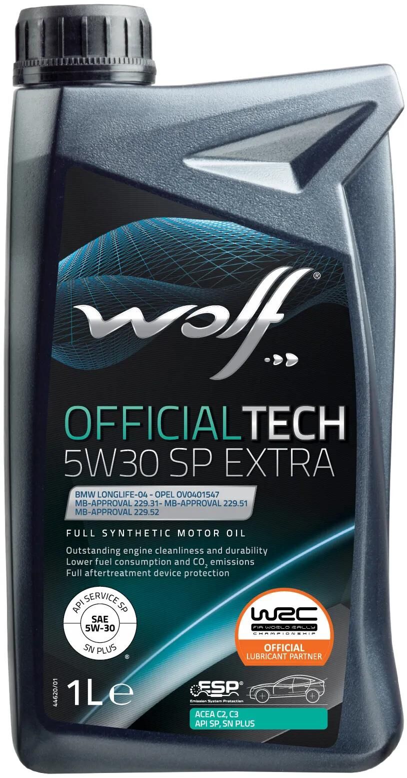 Wolf motorolie officialtech sp-extra motoroil 5w30 1l off.tech sp extra