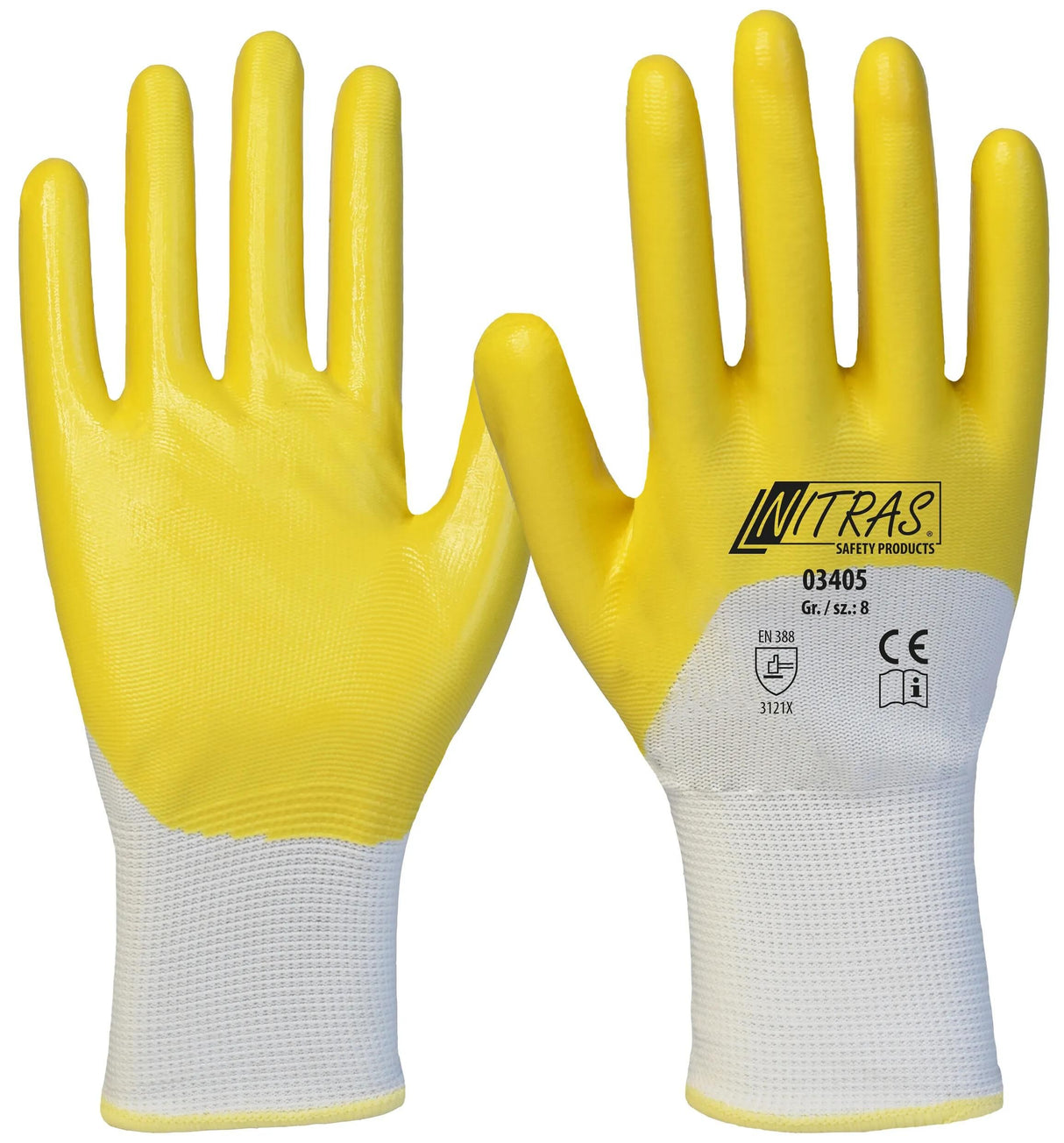Nitras safety nitrilhandschoen nitrile glove size 9 nitras