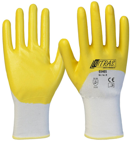 Nitras safety nitrilhandschoen nitrile glove size 11 nitras