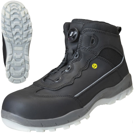 Nitras safety stiefel sport step mid fit safety boots gr. 45 sport step mid fit