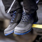 Nitras safety stiefel solid step mid safety boots gr. 46 solid step mid blue