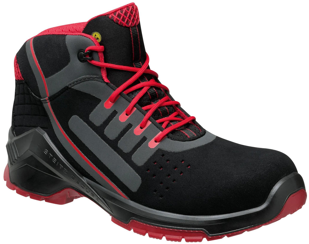 Steitz secura lage schoen vd pro 1760 esd safety boots gr. 39 red vd pro 1760 esd nb