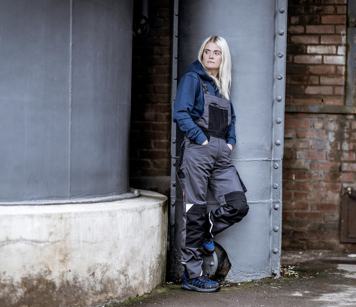 Nitras safety salopette motion tex plus dungarees nitras mot.tex plus 56 grey black