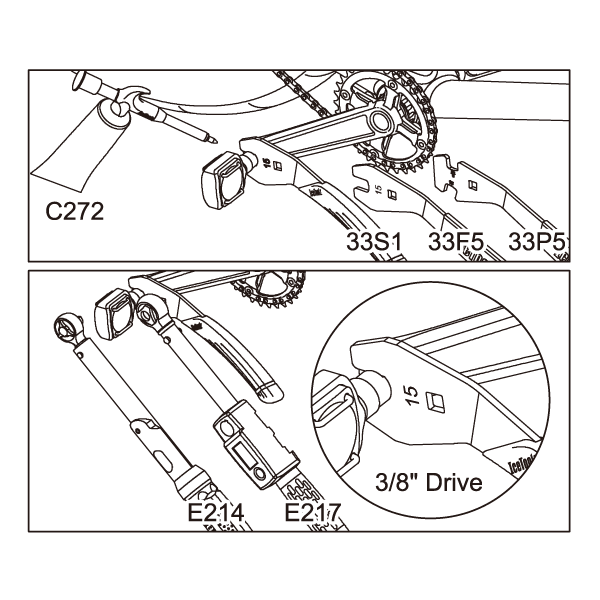 Pedaalsleutel Icetoolz 15Mm