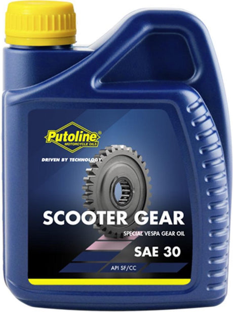 Putoline transmissie olie sae30 500ml voor scooter vespa lambrettas vintage