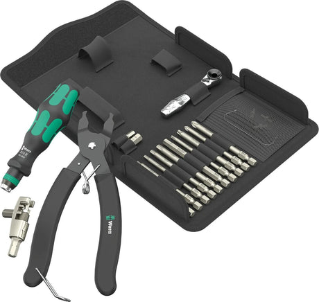 Wera werkzeugsatz kettennieter 9532 chain rivet workshop set 9532