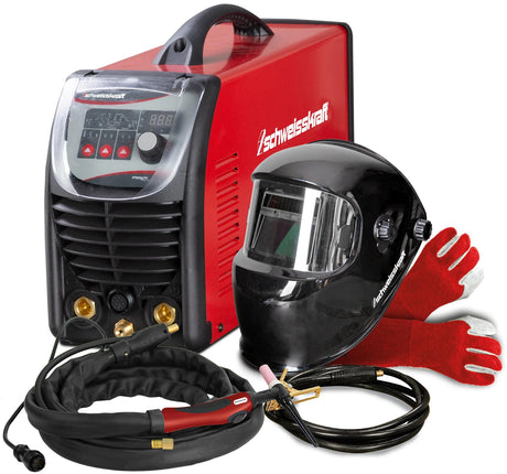 Schweisskraft schweißgerät easy-tig 201 ac dc pulse aktions-set inverter welding devices easy-tig 201 ac dc pulse