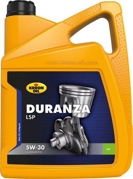 Kroon-oil kroon oil - duranza lsp 5w-30 - synthetische motorolie - 5 liter - transparant