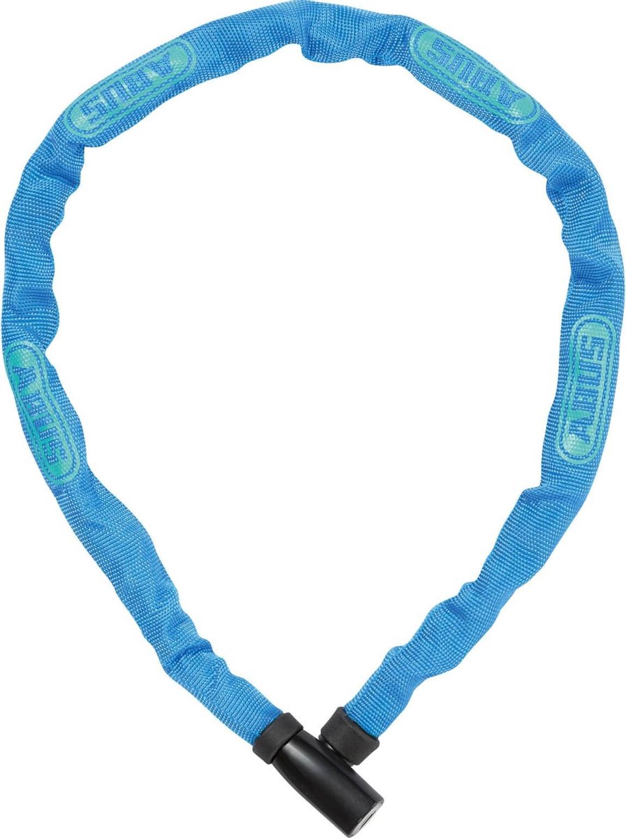 Abus kettingslot 4804K 75 blauw - 4mm - 75cm - fiets - blauw