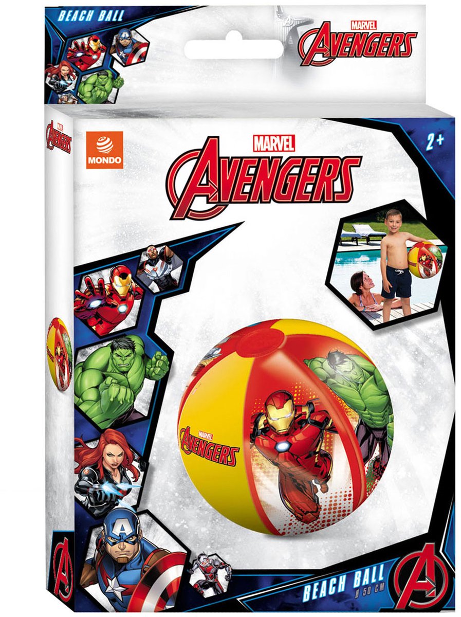 Mondo strandbal avengers, 50cm