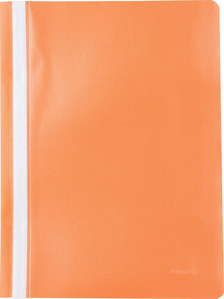Pergamy snelhechtmap, ft a4, pp, pak van 5 stuks, oranje