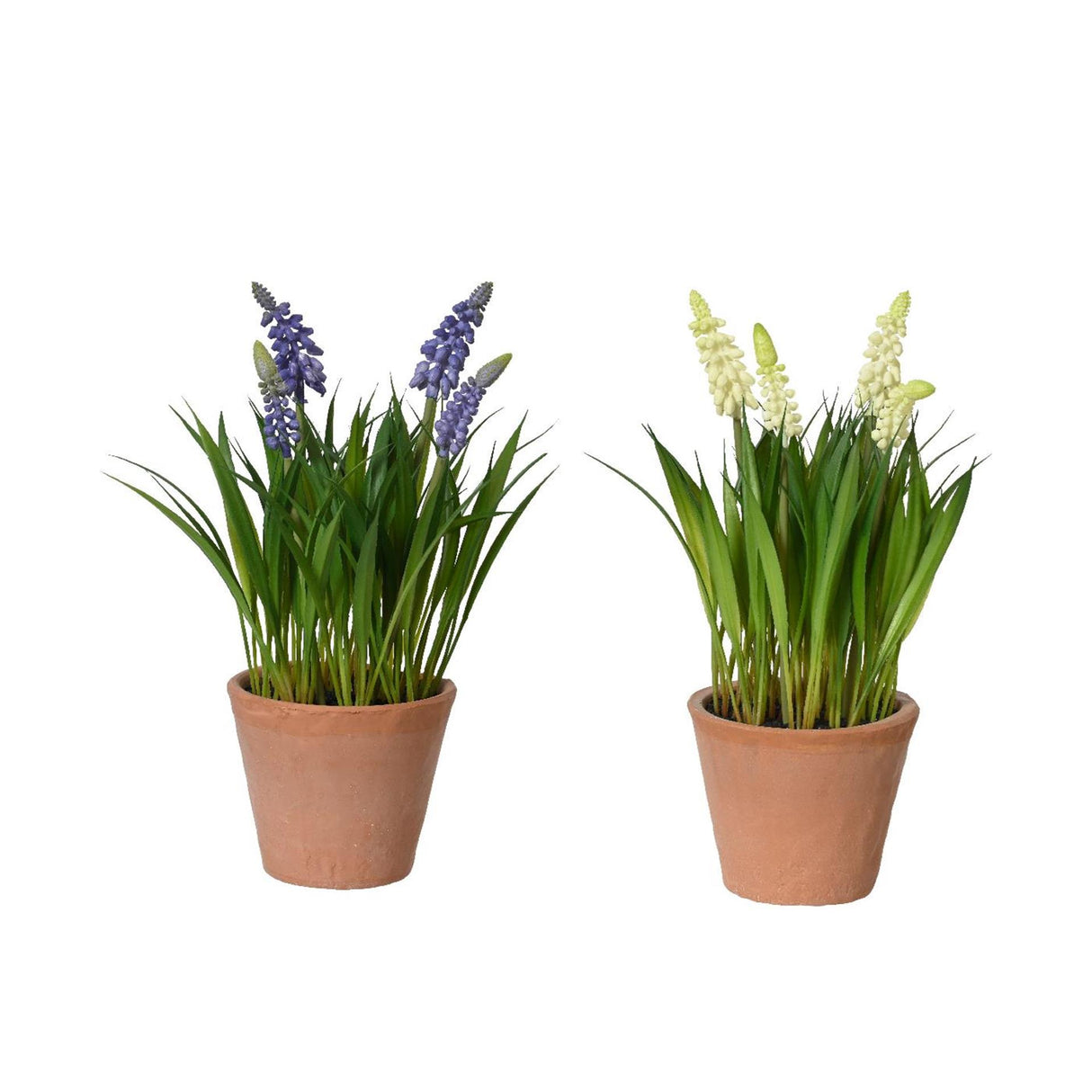 Decoris kunstplant druifjes in pot ø11xh26cm