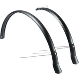 Eurofender Spatbordset Snello 28 x 51 mm mat zwart