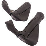 Ergotec handvatpaar mf2 kraton aluminium 130 + 87 mm - zwart