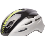 Polisport helm Aero Road mat wit glans zwart geel M 55-58cm
