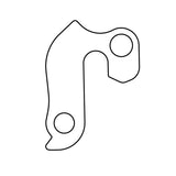 Union derailleurpad GH-120 met schroefset M8x0.75